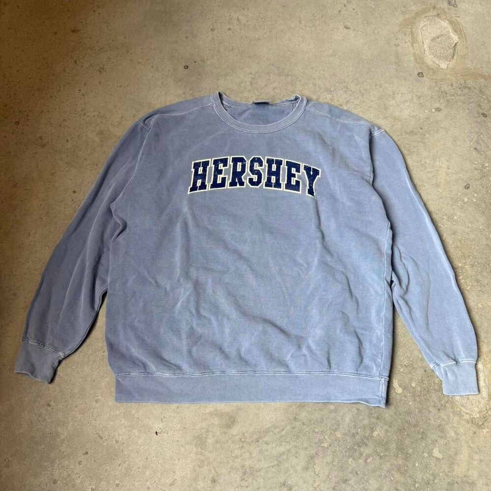 Comfort Colors Hershey Blue Crewneck